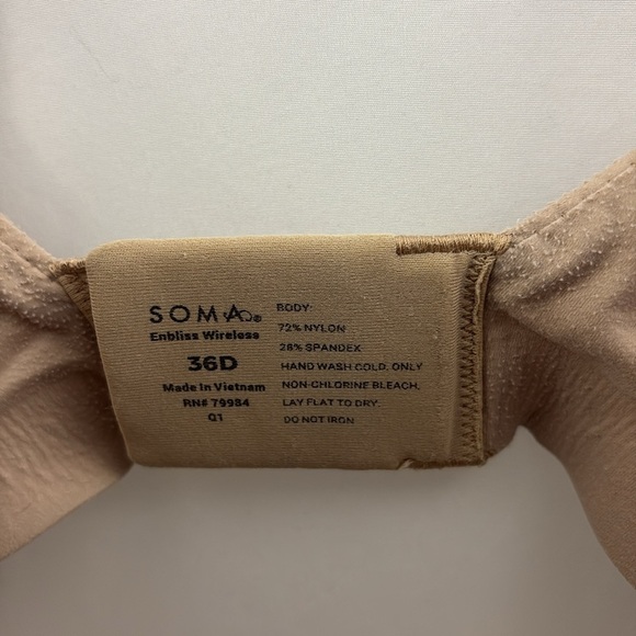 Soma Intimates Enbliss Wireless Bra - 36D - Picture 5 of 11
